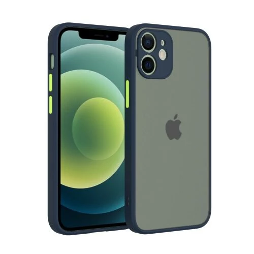 Matt tok színes gombokkal kék Apple iPhone 11 készülékhez