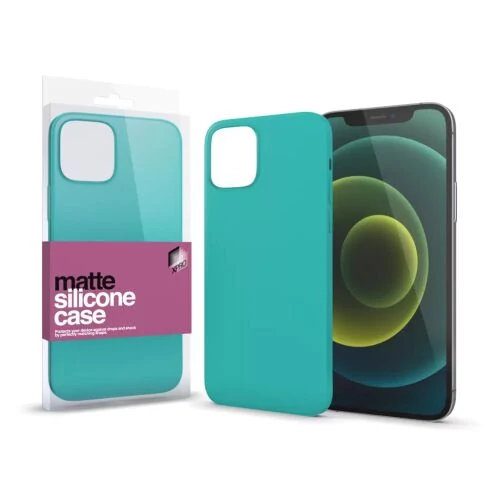 Szilikon matte tok ultra vékony mentazöld Apple iPhone 13 Mini készülékhez (#124081)