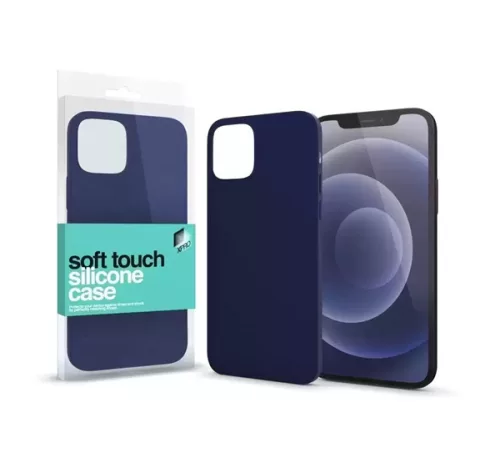 Szilikon matte tok ultravékony kék Apple iPhone 15 Pro Max készülékhez