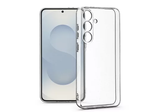 Clear Case kameravédős szilikon tok - Samsung SM-S937 Galaxy S25 - átlátszó
