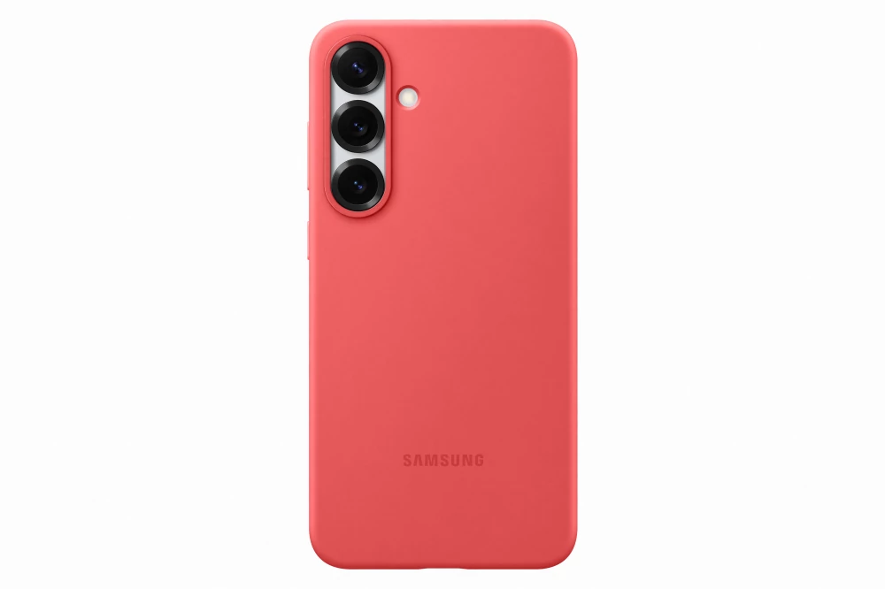 Samsung Galaxy S25 Plus szilikon tok, Piros
