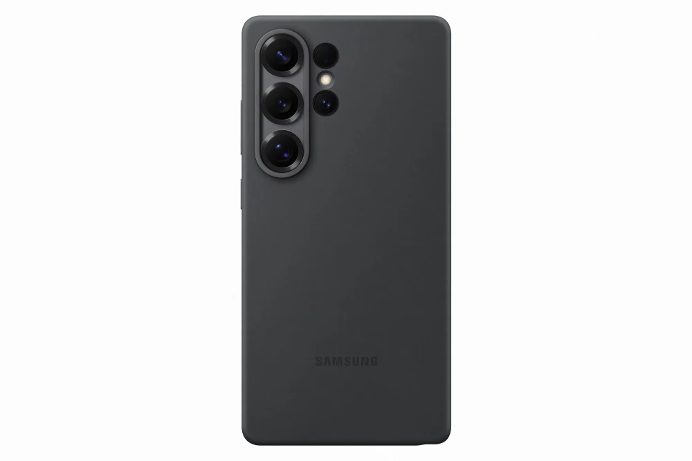 Samsung Galaxy S25 Ultra szilikon tok, Fekete