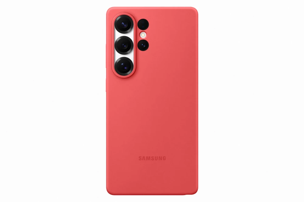 Samsung Galaxy S25 Ultra szilikon tok, Piros