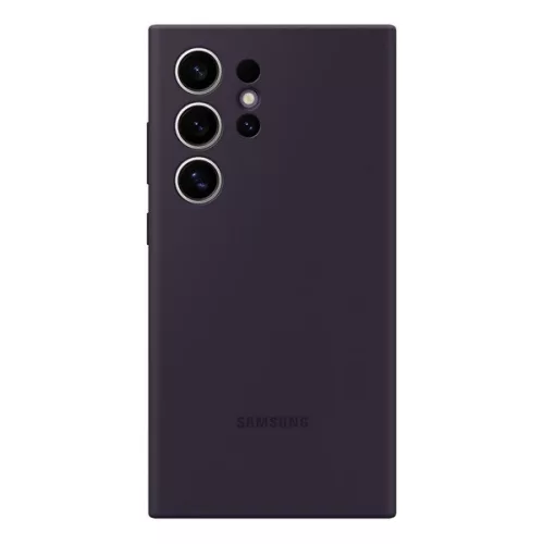 Samsung Galaxy S24 Ultra szilikon tok, Sötét lila