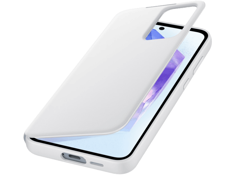 Samsung Galaxy A55 5G smart view w allet tok, fehér