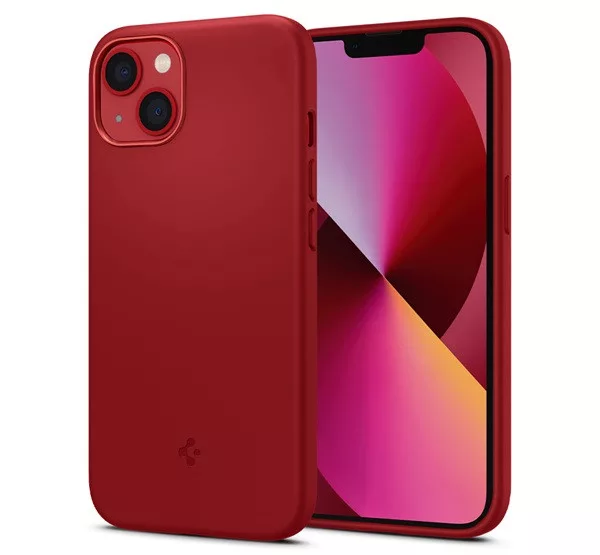 Spigen Silicone Fit Apple iPhone 13 mini tok - Red, (piros)