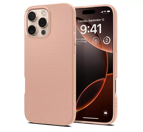 Spigen Liquid Air Apple iPhone 16 Pro tok - Rose Titanium, (rozéarany)