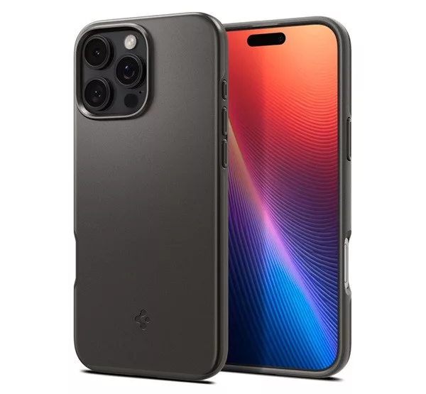 Spigen Thin Fit MagFit Apple iPhone 16 Pro Max tok - Gunmetal, MagSafe, (szürke)