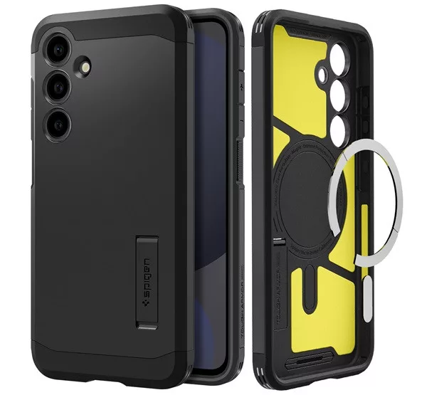 Spigen Tough Armor MagFit Samsung Galaxy S24 FE MagSafe tok - Black, (fekete)