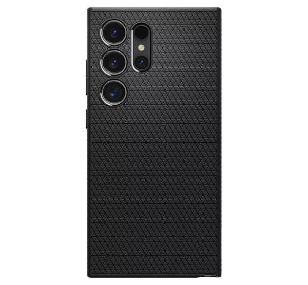 Spigen Liquid Air Samsung Galaxy S24 Ultra tok - Matte Black, (fekete)
