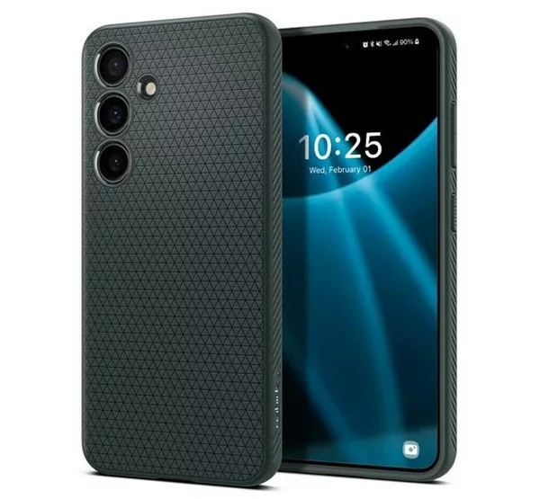 Spigen Liquid Air Samsung Galaxy S24 tok - sötétzöld