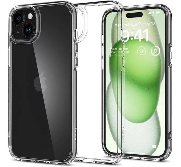 Spigen Ultra Hybrid iPhone 16 Plus tok - Crystal Clear (átlátszó)