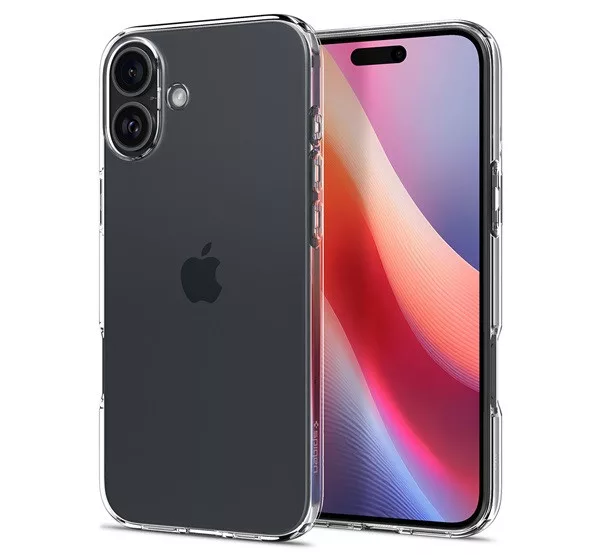 Spigen Liquid Crystal iPhone 16 Plus tok - Crystal Clear (átlátszó)