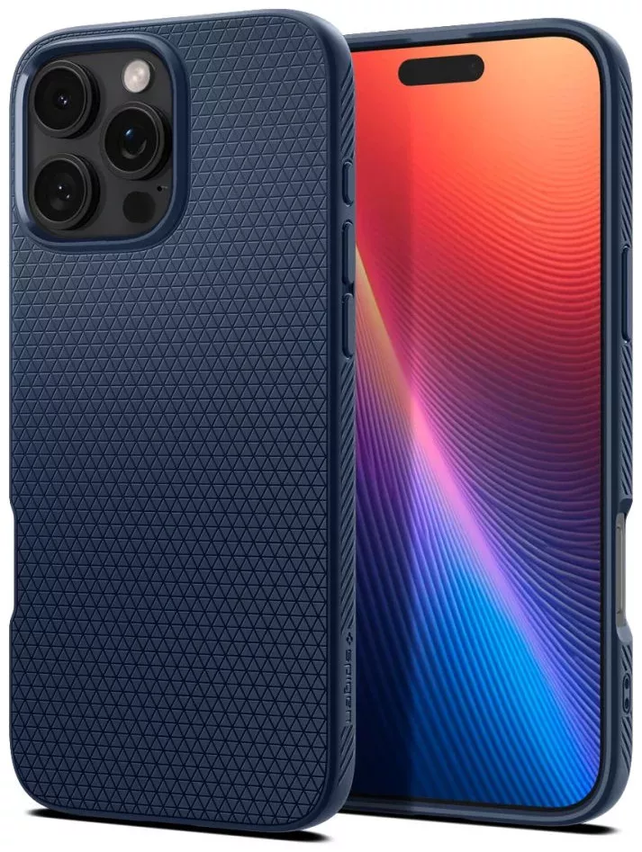 Spigen Liquid Air iPhone 16 Pro tok - Navy Blue, (kék)