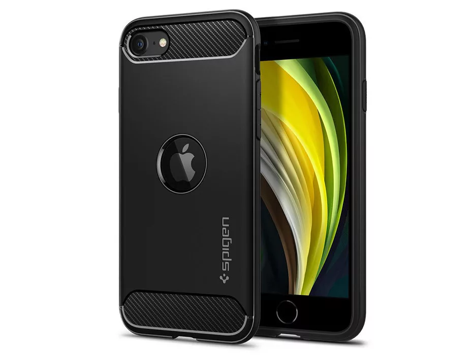 Spigen Rugged Armor Apple iPhone SE 2020/SE 2022 fekete