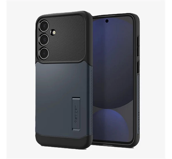 Spigen Slim Armor Samsung Galaxy S24 FE tok - sötétkék