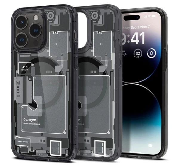 Spigen Ultra Hybrid Apple iPhone 14 Pro Max tok - Magsafe Zero One (átlátszó)