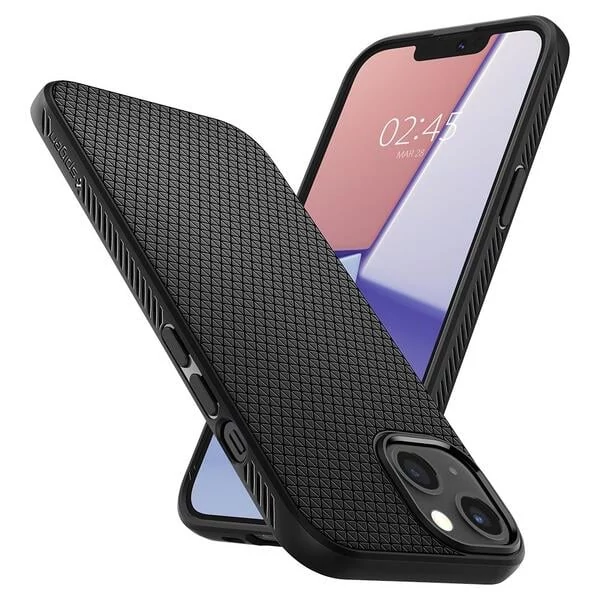 Spigen Liquid Air Apple Iphone 13/14 tok - Matt Black, (fekete)