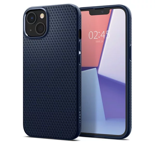 Spigen Liquid Air Apple Iphone 13 Pro tok - Navy Blue, (sötét kék)
