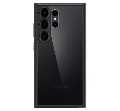 Spigen Ultra Hybrid Samsung Galaxy S24 Ultra tok - Matte Black, (fekete, átlátszó)