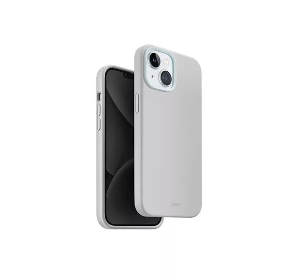 Uniq Lino Hue Apple iPhone 15 tok - Magsafe, szürke