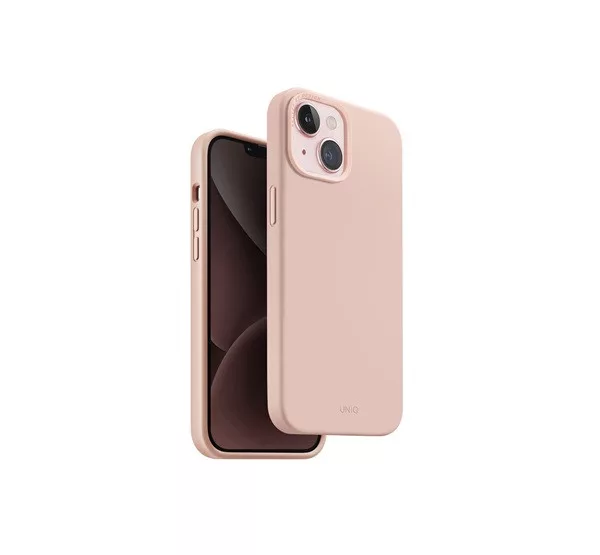 Uniq Lino Hue Apple iPhone 15 tok - Magsafe, rózsaszín